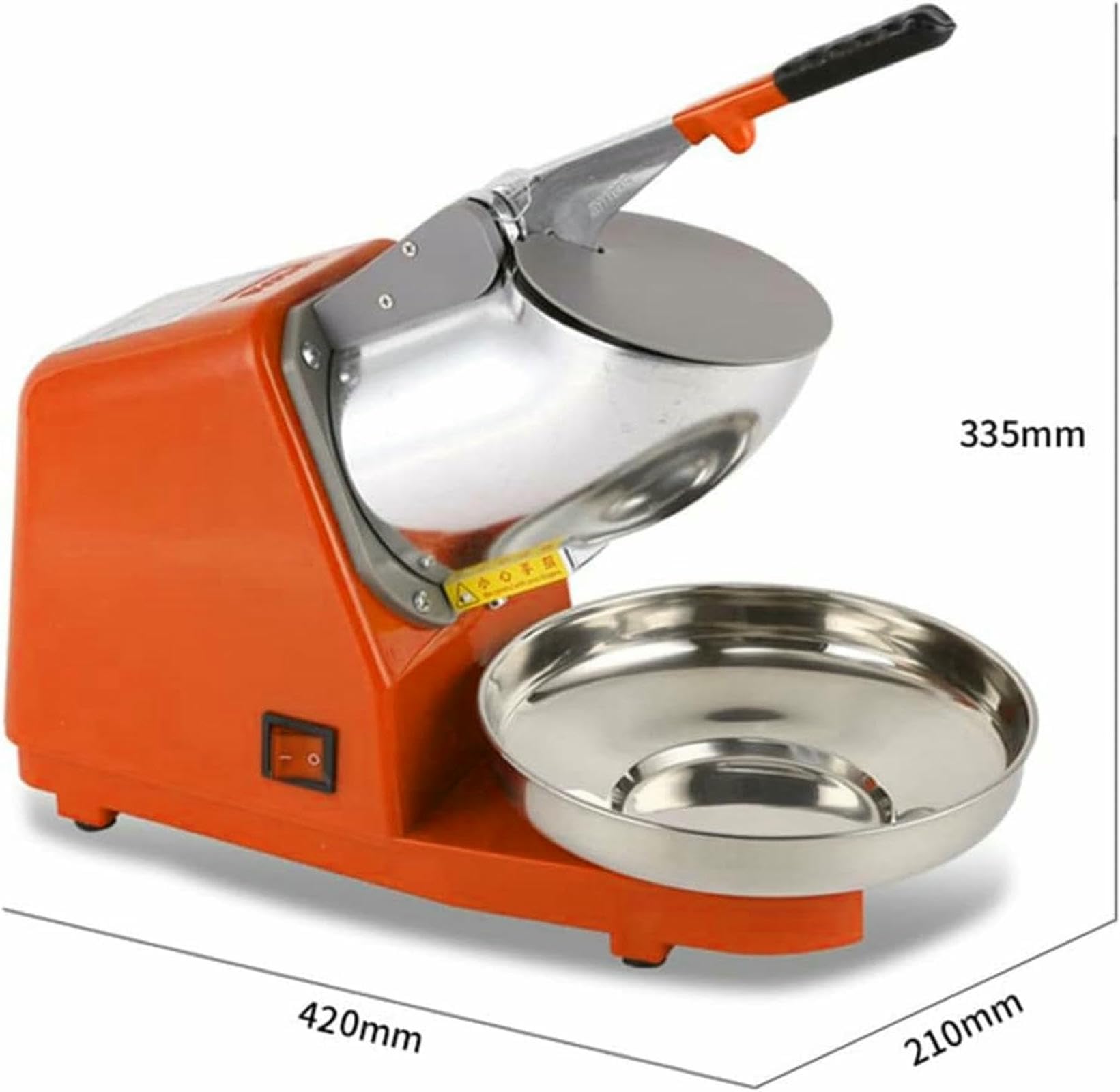 Stożka Śniegu Ze Stali Nierdzewnej Z 85 Kg/h, Elektryczną Maszyną Do Golarki Z Systemem Odwodnienia O Mocy 380W 2200 Rpm, Do Lodów, Zimnych Napojów, Deseru Owocowego I Koktajlu