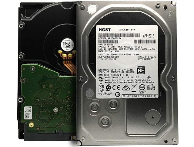 HGST Ultrastar 7K6000 HUS726060ALE610 0F23001 6TB 7200 RPM 128MB Cache SATA 6 0Gbps 3 5in Enterprise Hard Drive