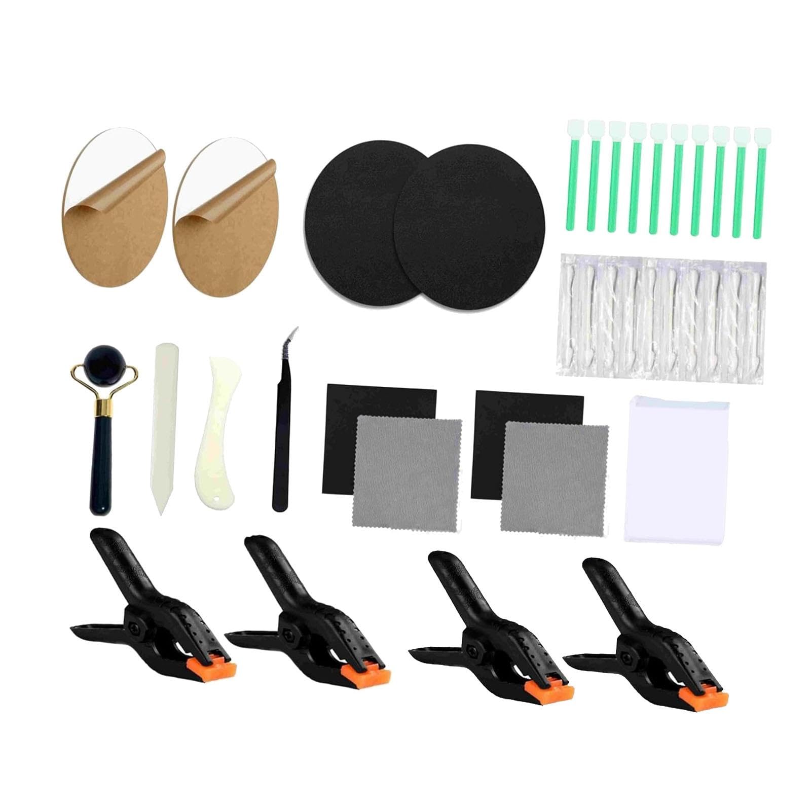 Trading Card Cleaning Care Tool Kit Acrylic Discs Sports Card Flattening Kit-image-42