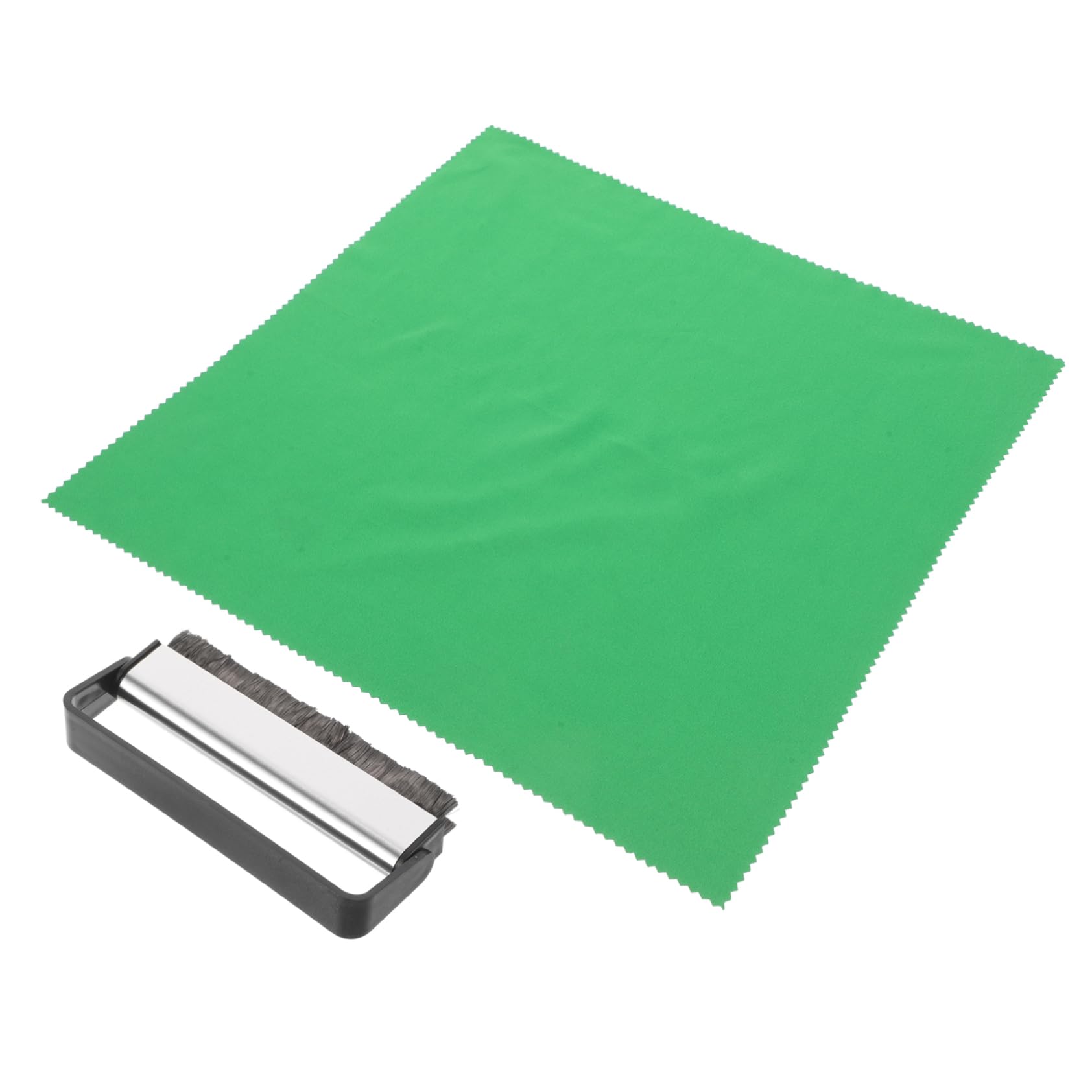 Yardwe 1set Vinyl Record Cleaning Brush Set -static Bristles and Microfiber Cloth for Record Care and Maintenance Essential Turntable Equipment for and