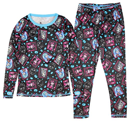 Mattel Monster High - Ensemble Thermique - Fille Multicolore Noir 110/116 cm