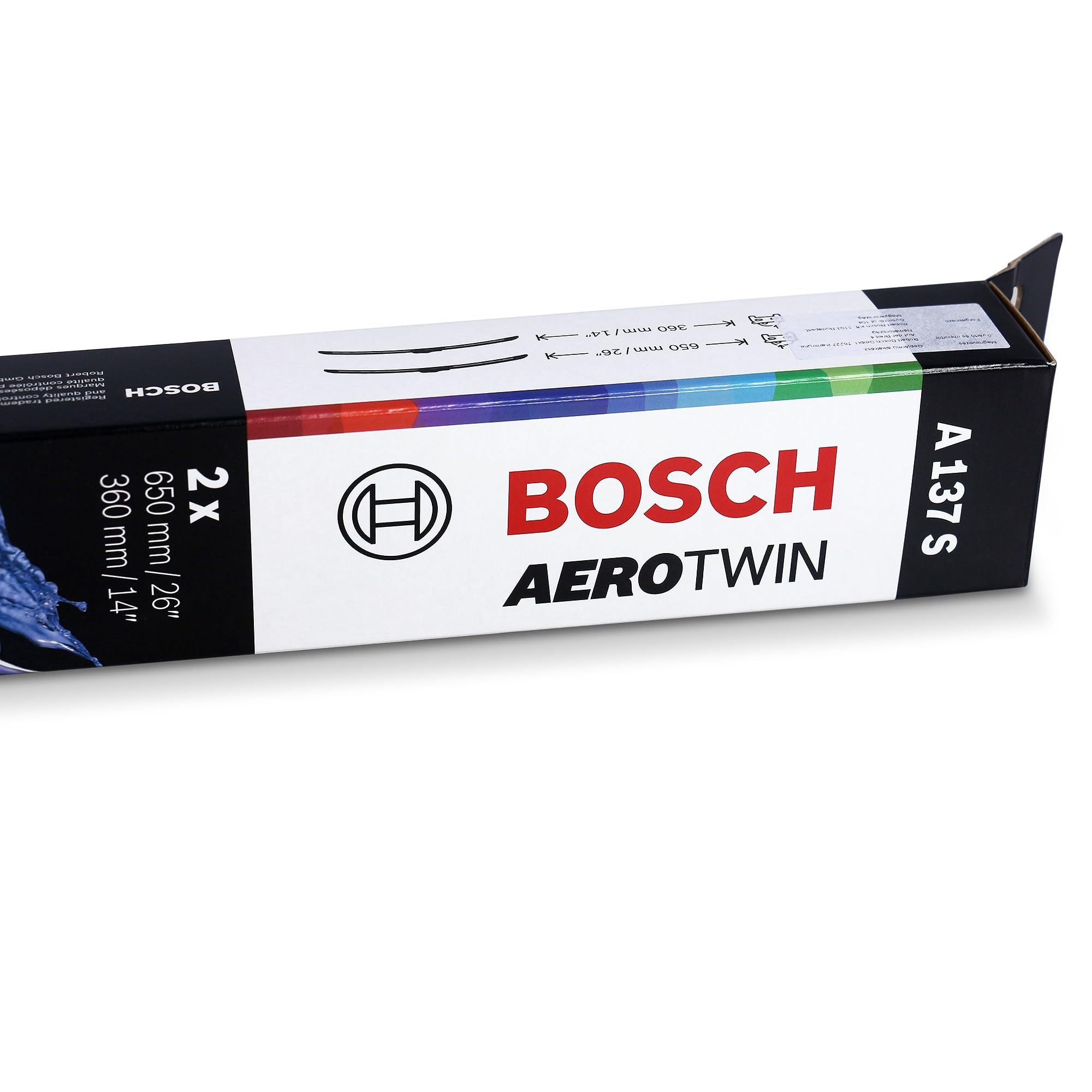 Bosch Automotive Aerotwin A137S wycieraczki samochodowe, długość: 650 mm/360 mm, zestaw do przedniej szyby
