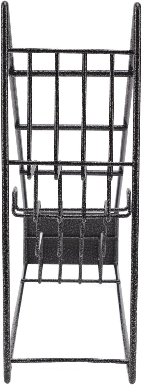 Cfee Coffee Syrup Stand 44×32×11 Wire Bottle 4 Compartments Stainless