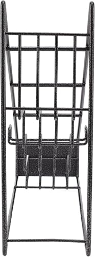 Miniatura 8 de Soporte de alambre para botellas de acero inoxidable, 4 compartimentos, soporte para botellas de jarabe, soporte para encimera, soporte de