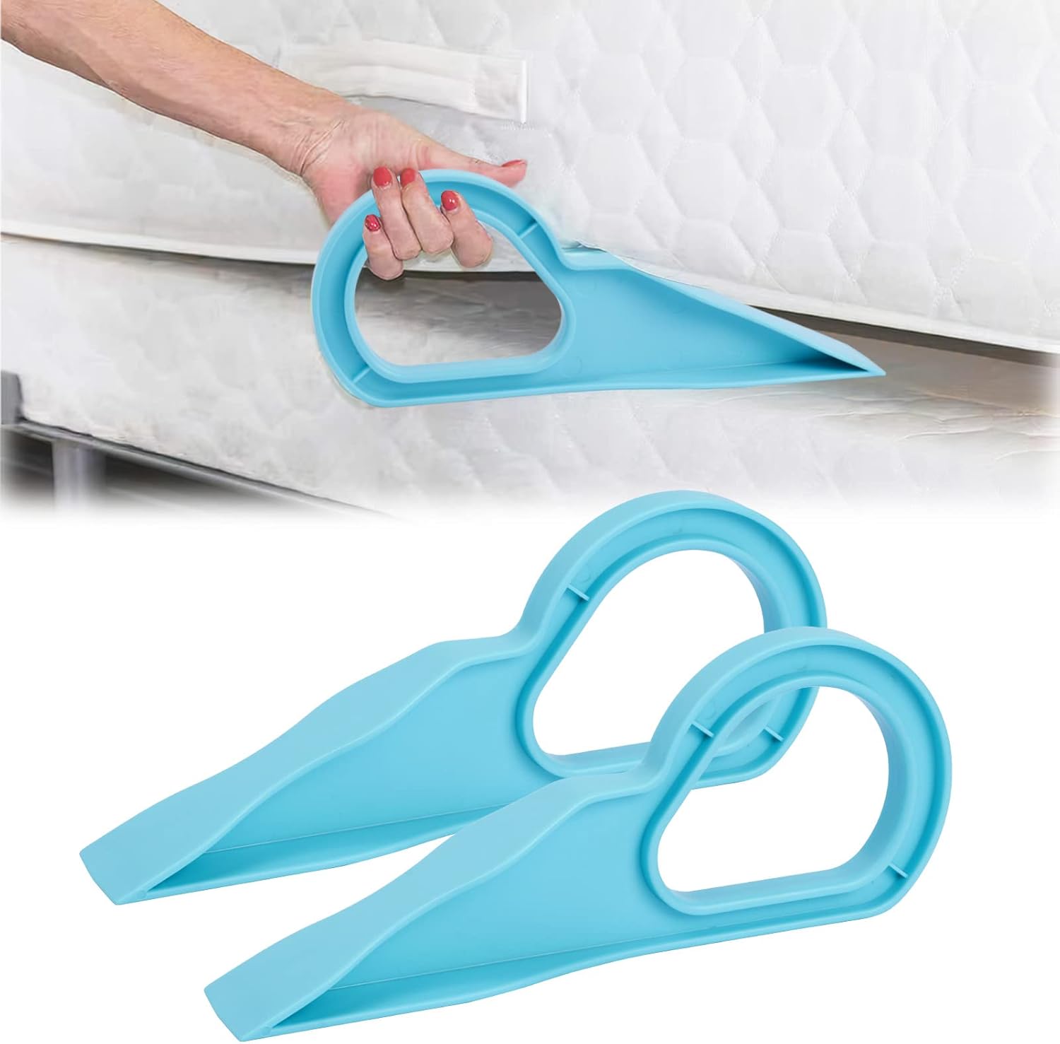 Bed Mattress Wedge Elevator, Easy to Use Mattress Lifter for Changing