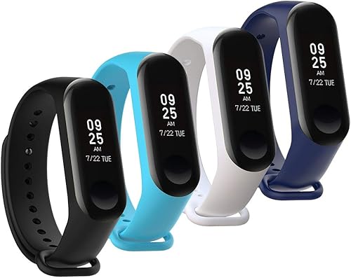 Para Mi Band 4 CorreaMi Band 3 Correa Reemplazo Xiaomi Mi Band 4 Smart Watch Correa de muñeca Bandas para Mujeres Hombre