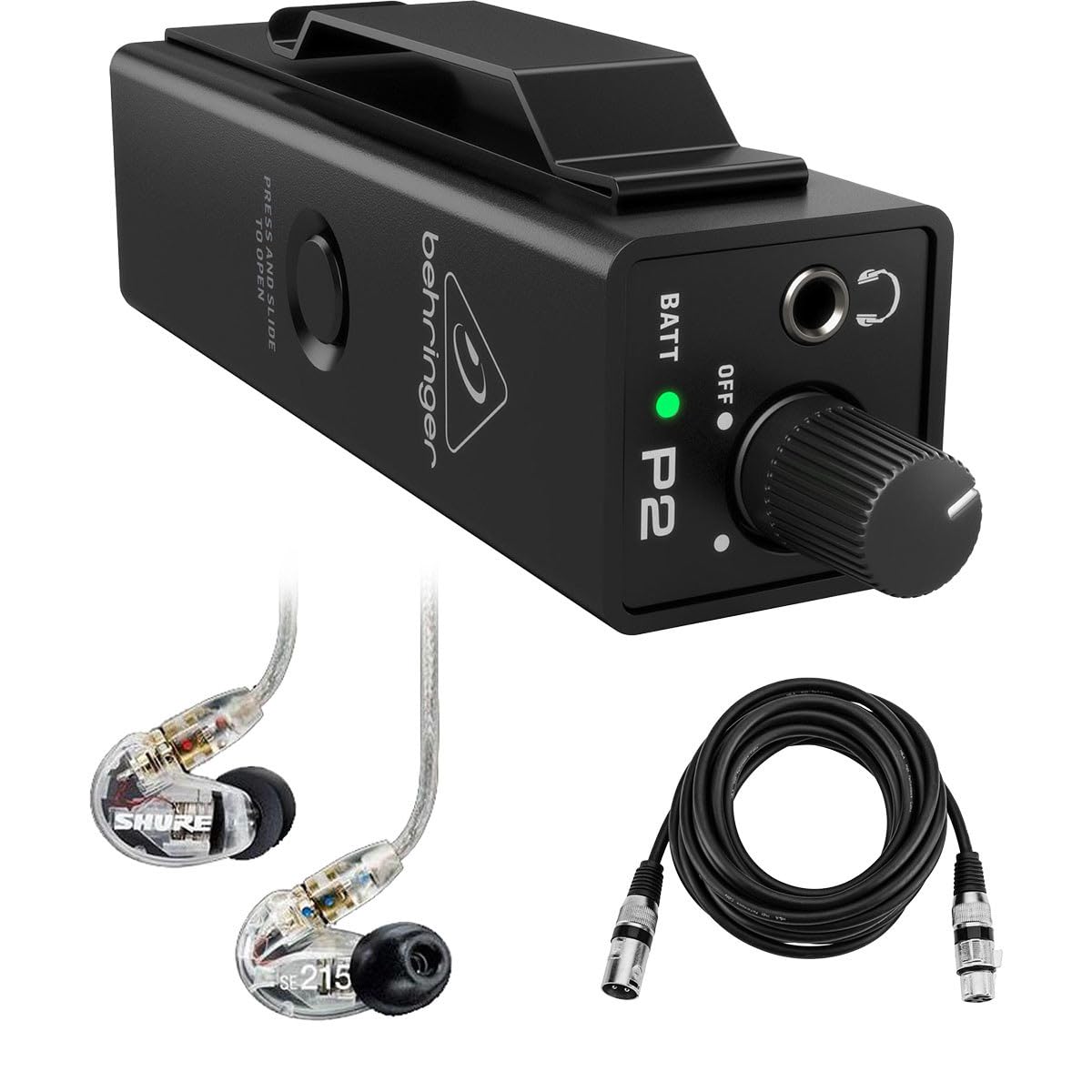 BEHRINGER POWERPLAY P2 インイヤー・モニターアンプx3 BEHRINGER POWERPLAY P2 同期演奏のモニタリングに便利なイヤー