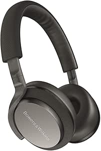Bowers &amp; Wilkins Casque sans Fil PX5 à réduction de Bruit avec Bluetooth 5.0 et Charge Rapide, 30 Heures d'autonomie, Supra aural - Gris Espace FP41173 Standard