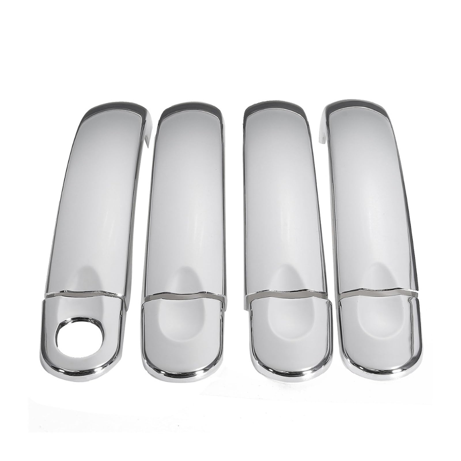 Drezzo For 4 Door Car Exterior Door Handle Car Door Handle Cover Trim For Vw T5 T6 For Transporter For Caravelle For Multivan For Calinia(For 4 Door)