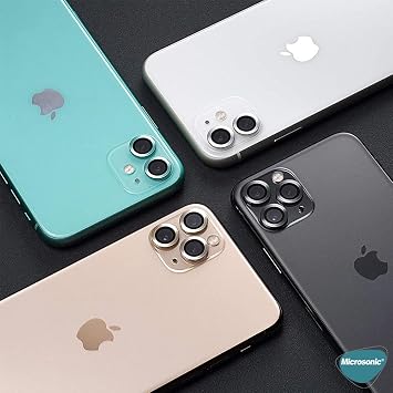 Microsonic Screen Protector Single Camera Lens Protection Glass Black for Apple iPhone 15 Pro Max [Screen Protector Compatible with iPhone 15 Pro Max - Black]