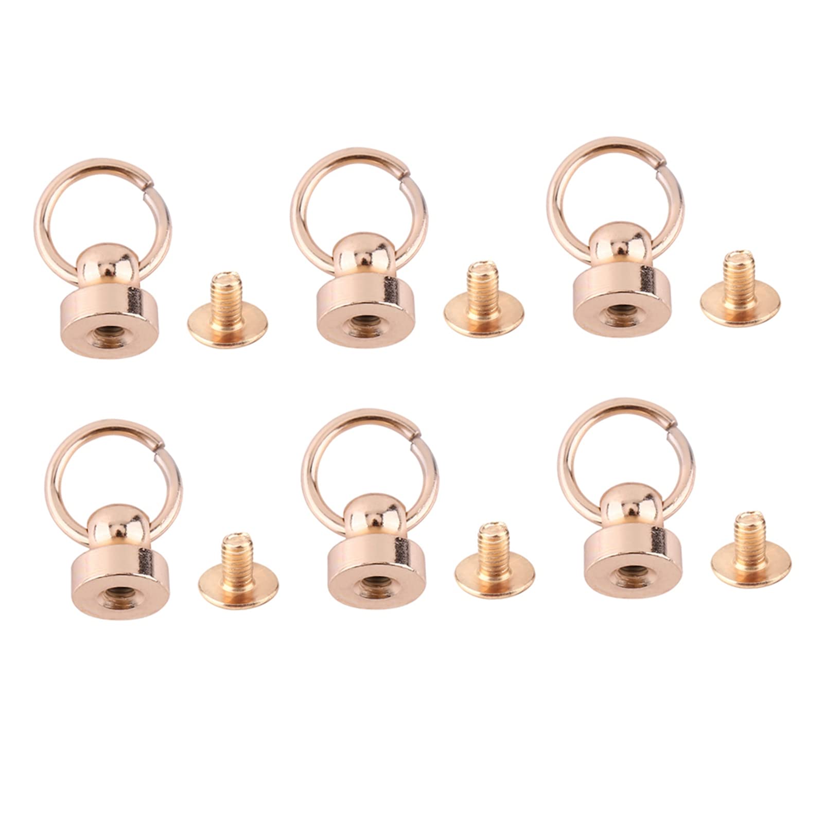 Borchie Decorative Ribattini,180 pz - quattro colori tre misure,Rivetti per cuoio,Ribattini per