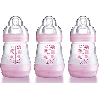 mam 160ml bottles pink