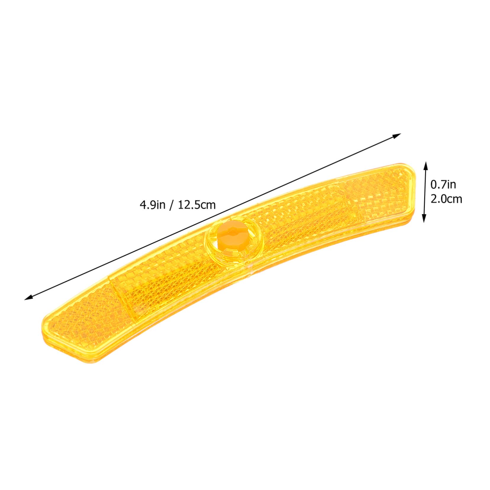 balacoo 20pcs Compact Wheel Reflectors Bike Spoke Decorations Reflective Tape for Bikes Professional Bicycle Reflectors