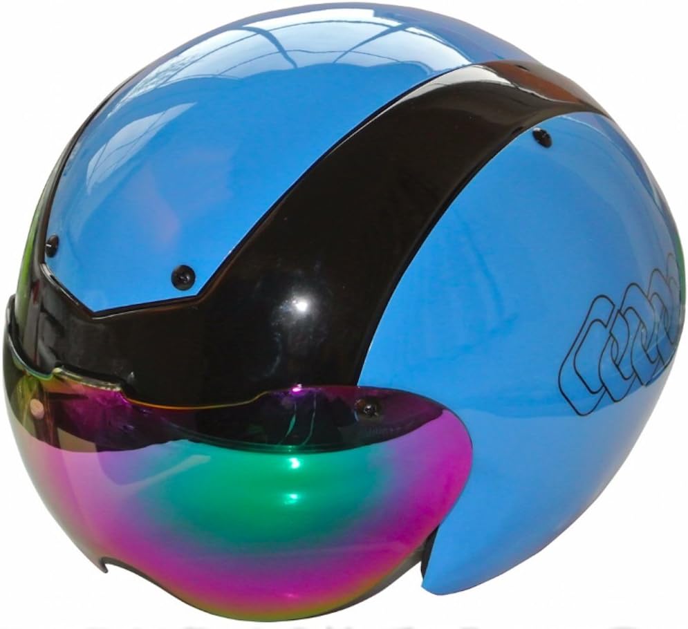 C ORIGINALS G14 Aero Road Bike Cycling Time Trial Triathlon TT Track Race Helmet 2X Visors BLACK BLUE
