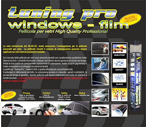 Image of Dark Blackout Car Window Film, 0.76 x 1.52 mt