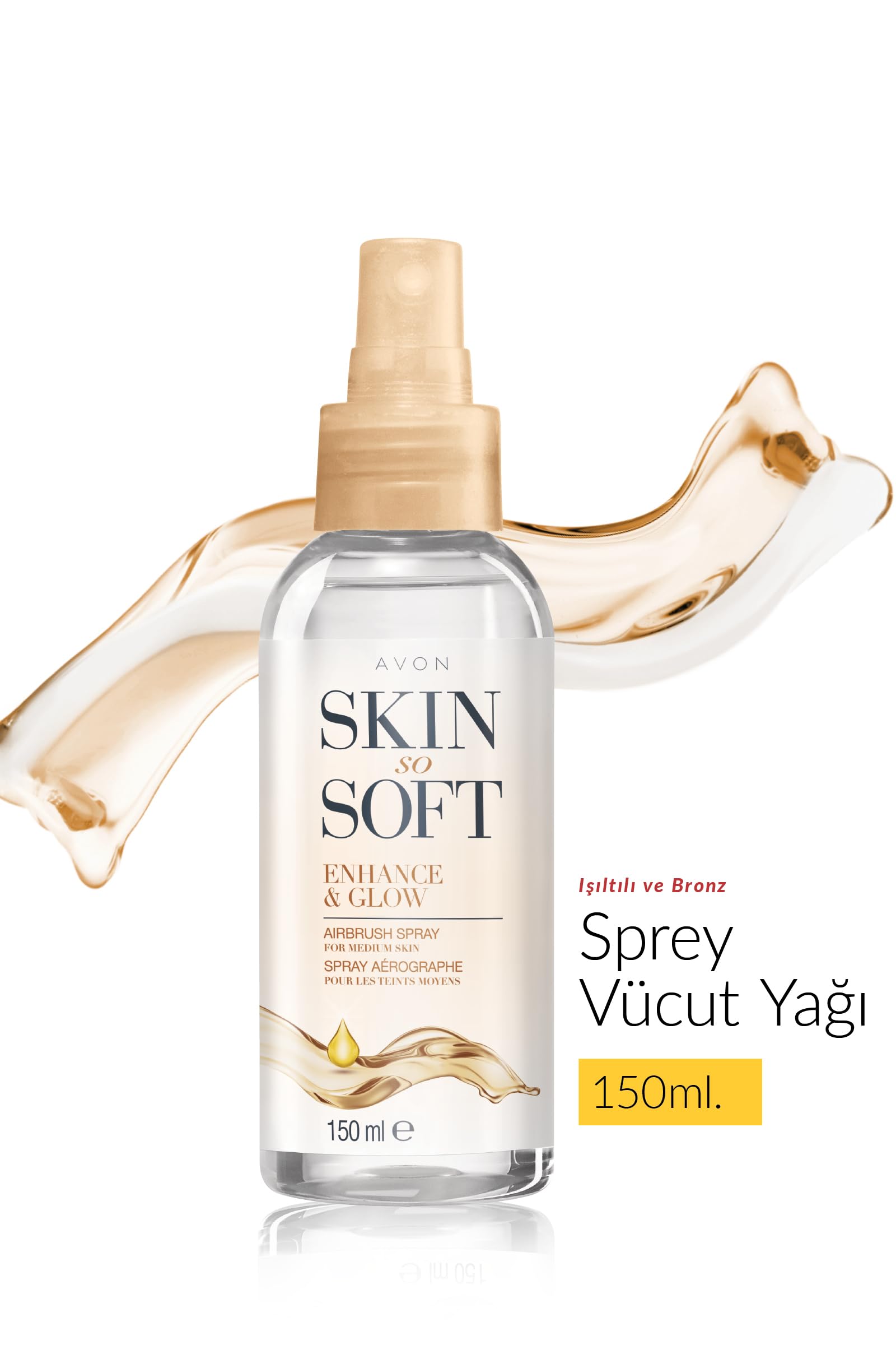 Avon Skin So Soft Nemlendirici Sprey Vücut Yağı 150 Ml.