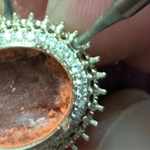 Miniatura 5 de Luo ke Juego de 6 rebabas de bola, brocas de tallado de joyería de vástago de 332 pulgadas (0.059 pulgadas)