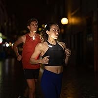 Vista 4 de Knog Plus Free Light - Luces manos libres recargables por USB para correr de noche, ciclismo, seguridad vial