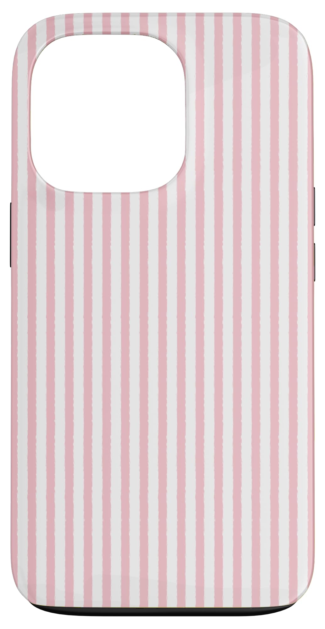 Light Pink Thin Stripes Grunge Brush Vintage Lines Pattern Case for iPhone 13 Pro