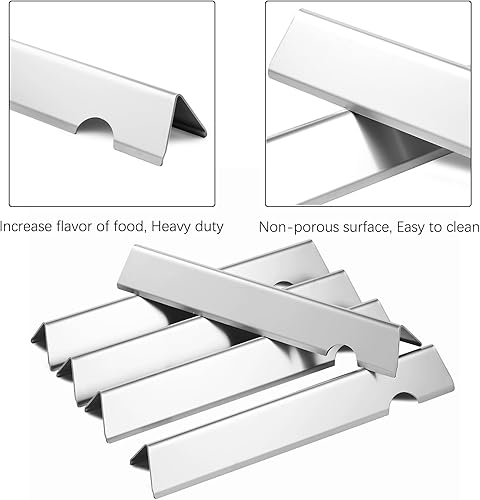 Miniatura 7 de Piezas de repuesto para parrilla, barras aromatizantes, deflector de calor para Weber Genesis II Piezas de parrilla GS4 GBS 66032 66795 Barras de