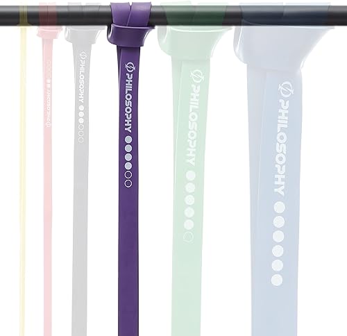 Miniatura 3 de Philosophy Gym Banda de asistencia para dominadas - Banda de ejercicio de bucle de potencia de resistencia