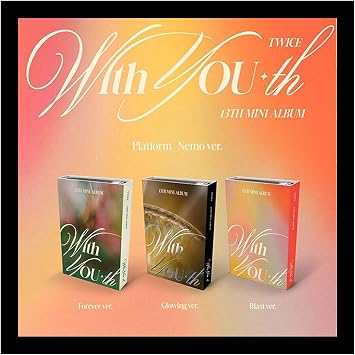 PLATFORM Ver. TWICE [WITH YOU-TH] 13th Mini Album FOREVER/GLOWING/BLAST - Random Ver.+Store Gift Photo Card K-POP SEALED, GREEN, BLACK, ORANGE..