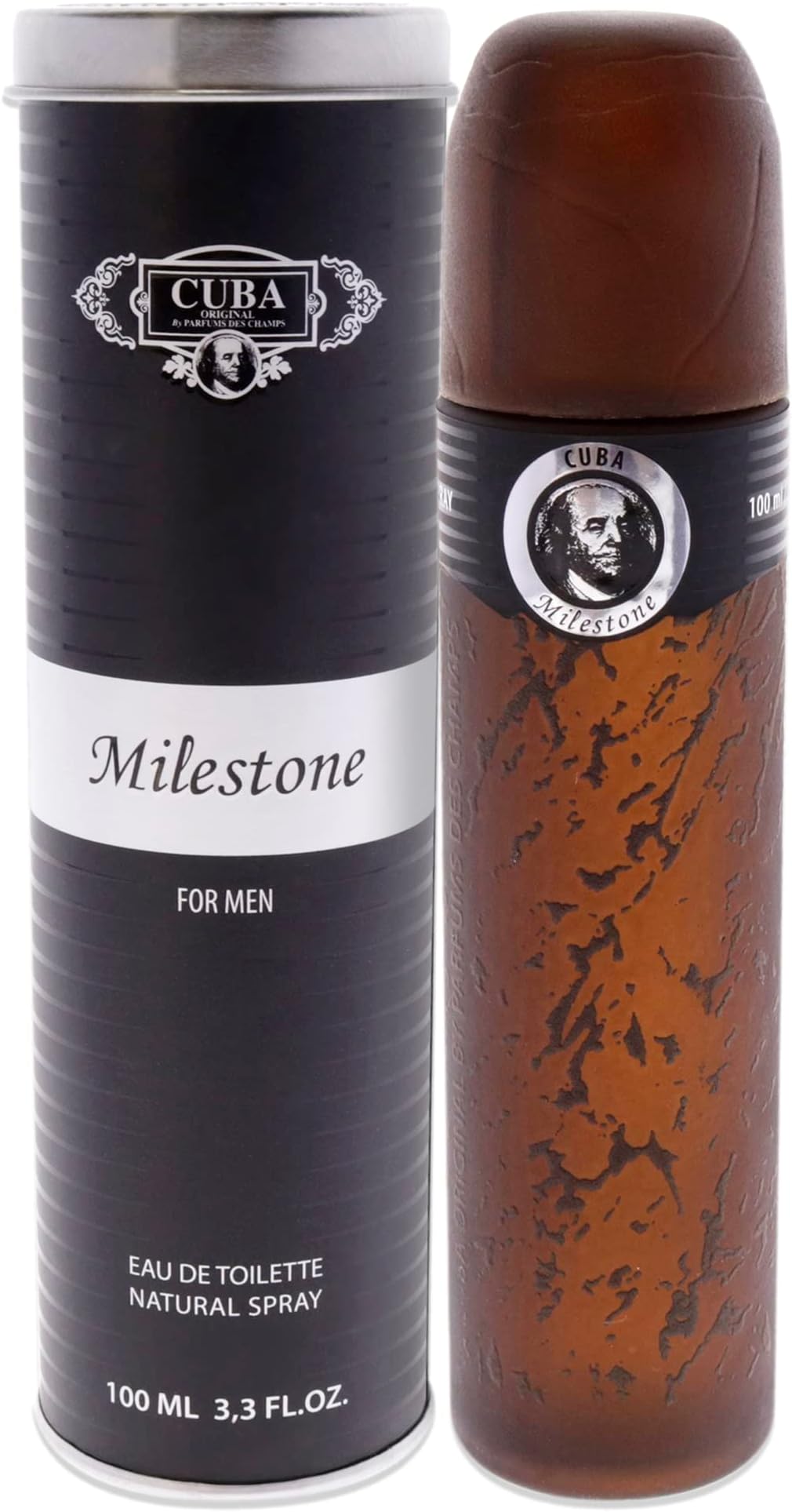 Cuba Milestone for Men Eau de Toilette Spray, 3.3 Ounce