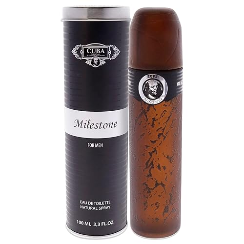 Cuba Milestone - Eau de Toilette en espray para hombre, 3.3 onzas