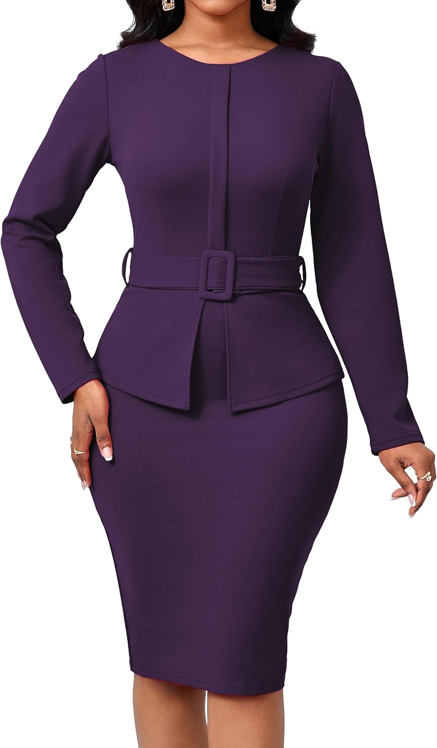 CuteCherry Women Sexy Dress Bodycon Work Dress Elegant Pencil Dress