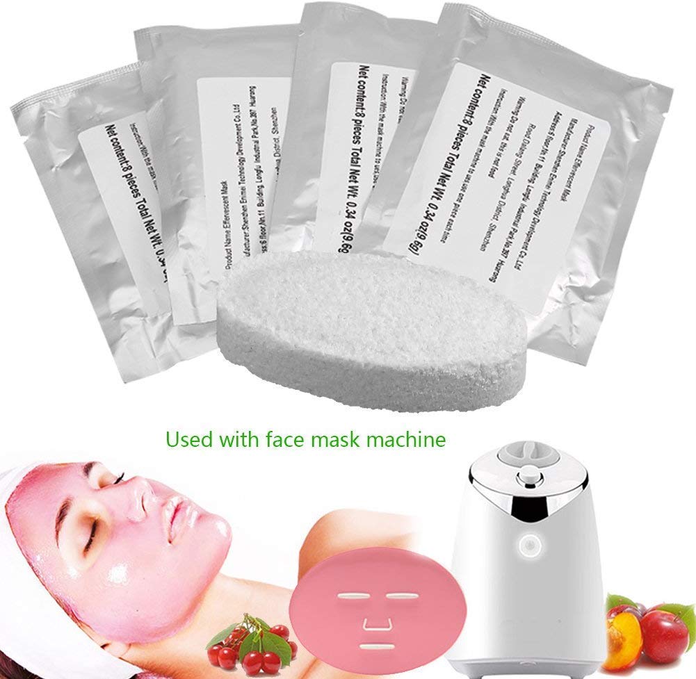 Gesichtsmasken Selber Machen mit 32 Kollagen, DIY Naturfrucht organisch Gesichtsmaske mit Fruchtkollagen, Gesichtsmaske mit intelligenter Sprachfunktion für Handbrust Hand Neck Skin Care