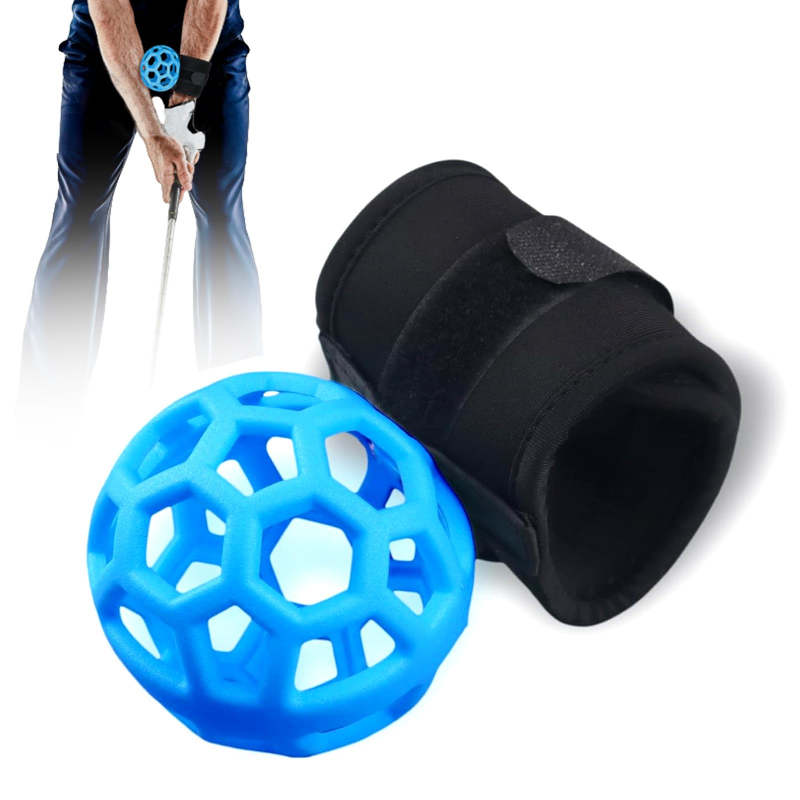 Golf Swing Trainer Ball Golf Swing Training Aid Golf Swing Posture Corrector Golf Beginner Wrist Trainer Golf Swing Posture Training Intelligent Ball