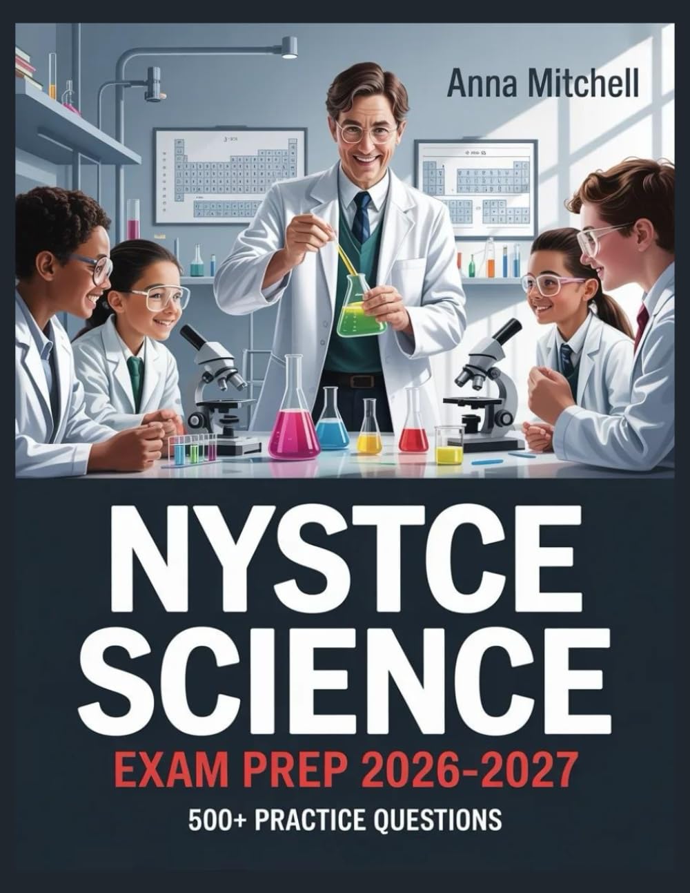 NYSTCE Science Exam Prep 2026-2027: 500+ Practice Questions with Complete Answer Keys, Detailed Explanations, and Content Review