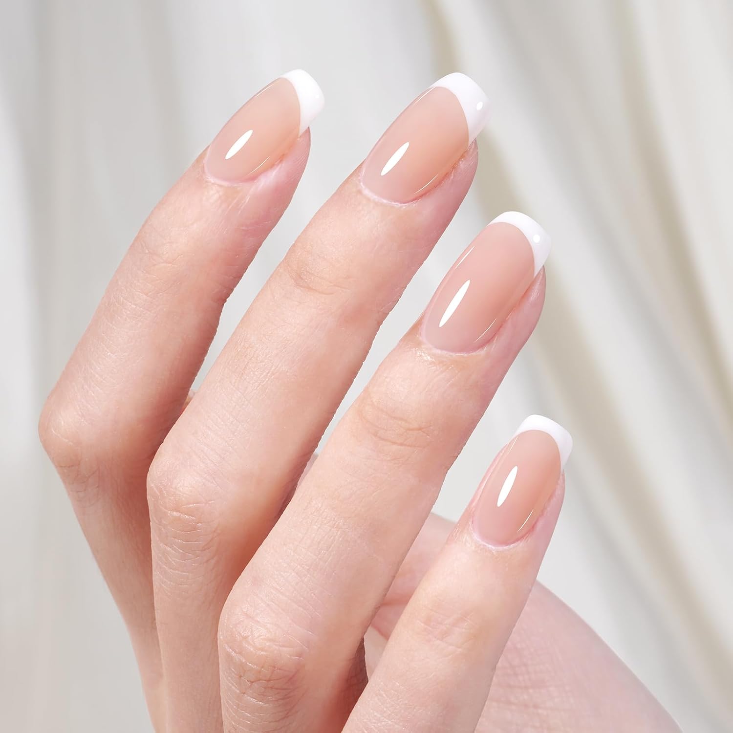 AILLSA Nude Gel Polish Natural Color Jelly Gel Nail Polish Light Milky image 2