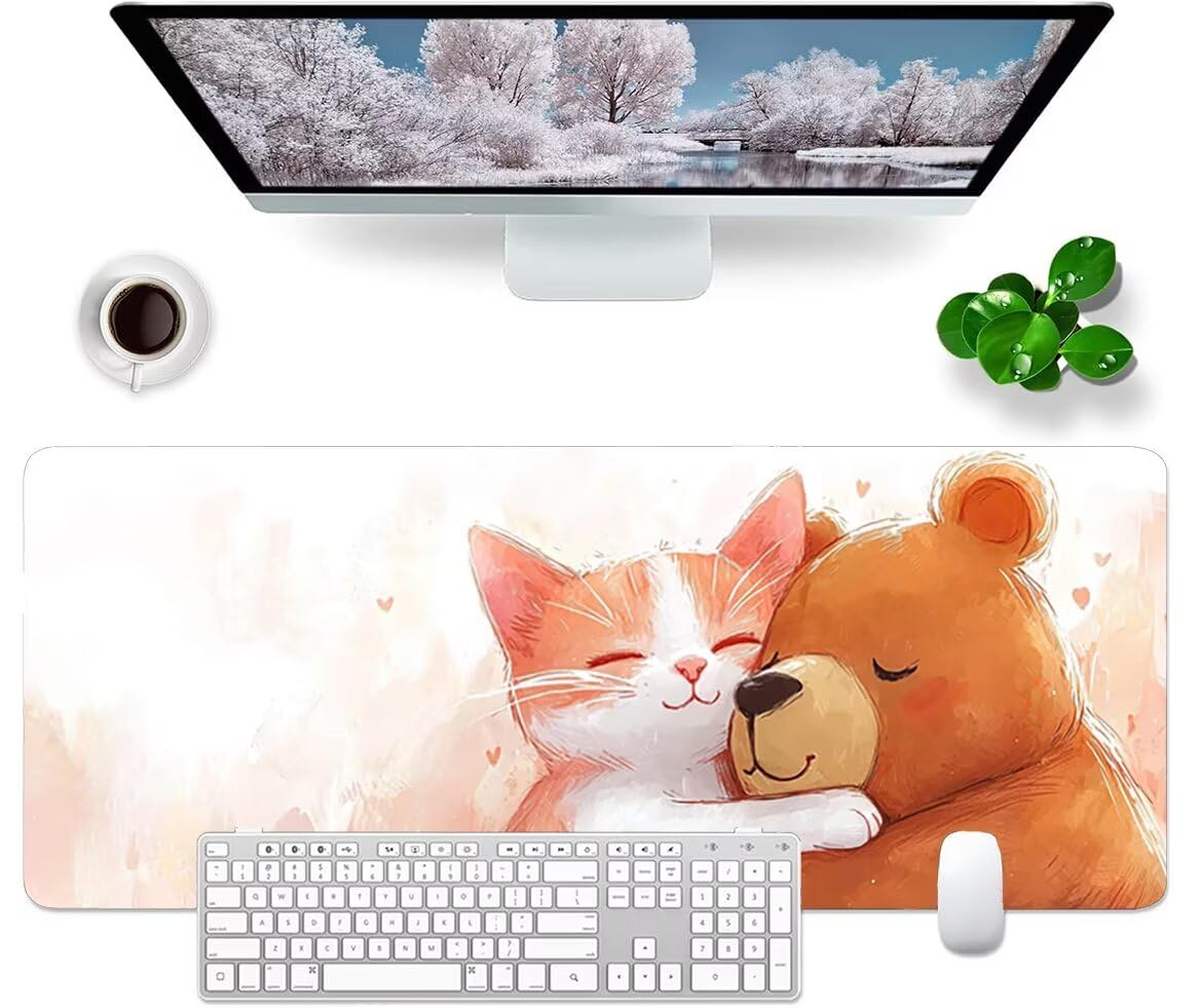 Generico Lejnlnng Animali XXL Tappetino Scrivania 160x80cm -JL3462