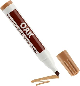 Furniture Markers Touch Up, Wood Repair Markers Wood Stain Touch-Up Marker Repair Pen for Stains, Scratches, Wooden Floors, Tables, Carpenters Simple Paint FixColorOak