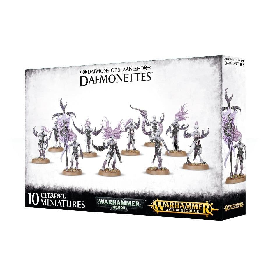 Warhammer Daemonettes: Hedonites Of Slaanesh - 10 Miniatures, Plastic, 144+ Age, Fantasy (with Horror elements) - Model Kit, Grey - Image 3