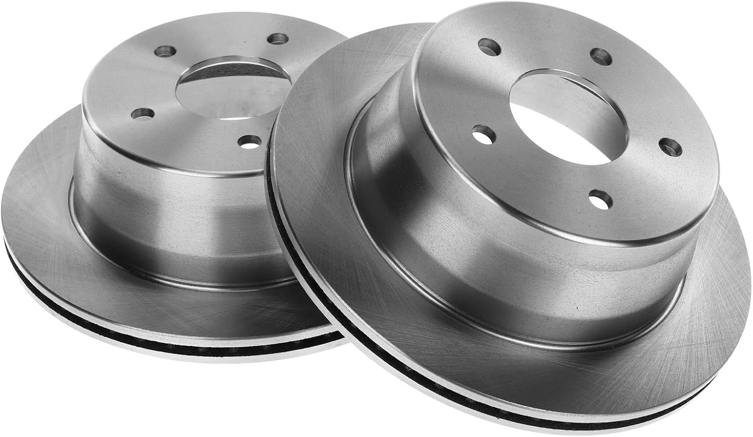 A-Premium 11.61 in(295mm) Rear Vented Disc Brake Rotors + Ceramic Pads Kit Compatible with Select Chevrolet, GMC, Isuzu and Oldsmobile Models - Blazer, S10, Jimmy, Sonoma, Hombre, Bravada, 6-PC Set