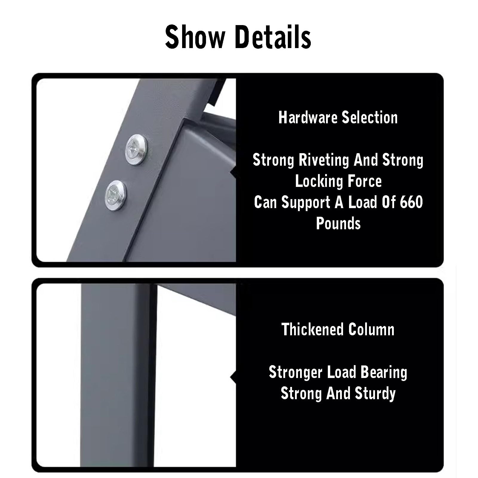 Rollbarer Werkzeugwagen, 3-Werkzeug-Aufbewahrungsorganisator, Metall-Servicewagen Mit Feststellbaren Rädern, 660 Lbs Tragfähigkeit for Garage, Lager Und Reparaturwerkstatt (Color : Gray)