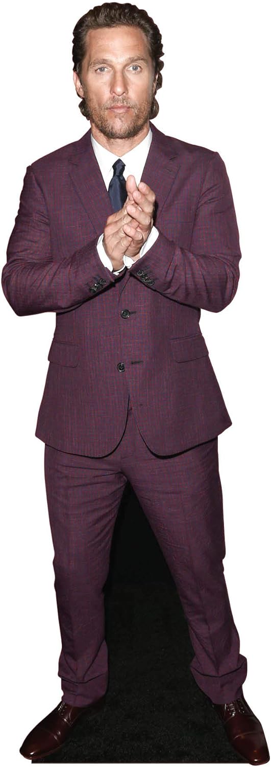 Star Cutouts Matthew McConaughey Purple