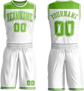 Custom Basketball Jersey Uniform Athletic Personalized Baseball Team Jersey Shorts Printed Name Number for Men Women Youth