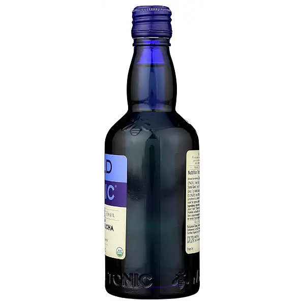 WILD TONIC Organic Blueberry Basil Jun Kombucha, 12 FZ 4