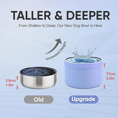 Miniatura 3 de Botella de agua aislada para perros con cuenco de viaje, regalo para amantes de los perros, dispensador de botella de agua portátil, accesorios para