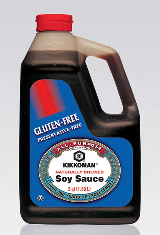 Kikkoman Gluten Free Soy Sauce, 2 Quart 6 per case