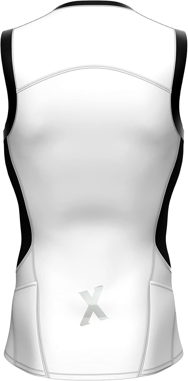 Sparx MenTri Tank Performance Triathlon Top Tri Singlet Men Swim Bike Run - Image 3