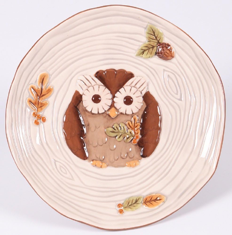 Crimson Hollow Owl Accent Plate (sold separately)