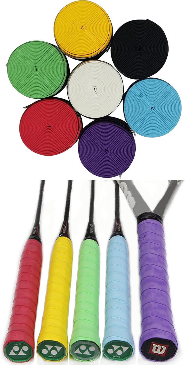 Gristor Tennis Racket Grip Tape, (6 Pack) Dry Feel Tennis Grips