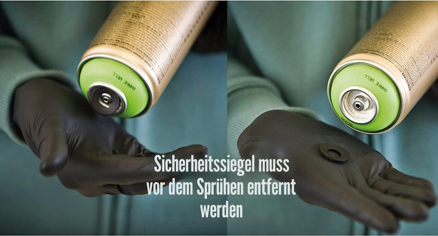 Montana Black Rainbow Sprühdosen Set 6 Regenbogen Farben + Ersatzsprühköpfe - 6 x 400ml