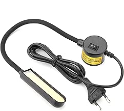 KSTE Sewing Work Light - 6W COB Sewing Machine Light, Adjustable Sewing Machine Lamp with Magnetic Base, EU Plug 110-265V