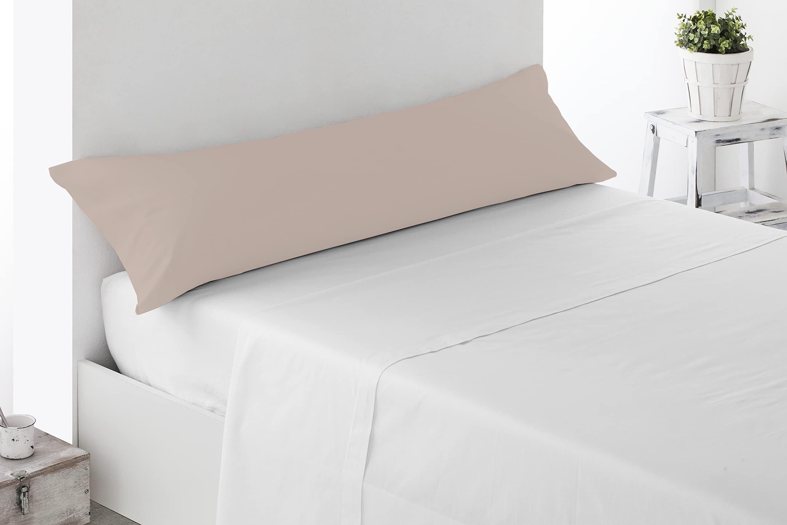 Miracle Home Soft and Comfortable Two Piece Cotton 50% Polyester 90 Beige 90 cm Bed