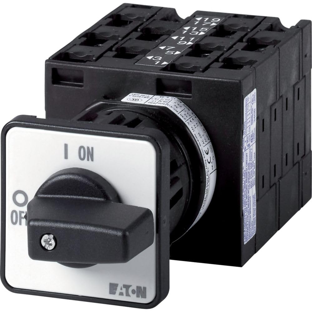 Interrupteur Eaton 064237 à came rotative crantée 9 contacts 32A avec boîtier robuste - 2